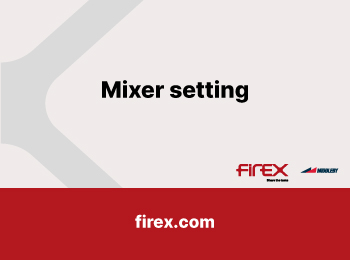6 Mixer setting