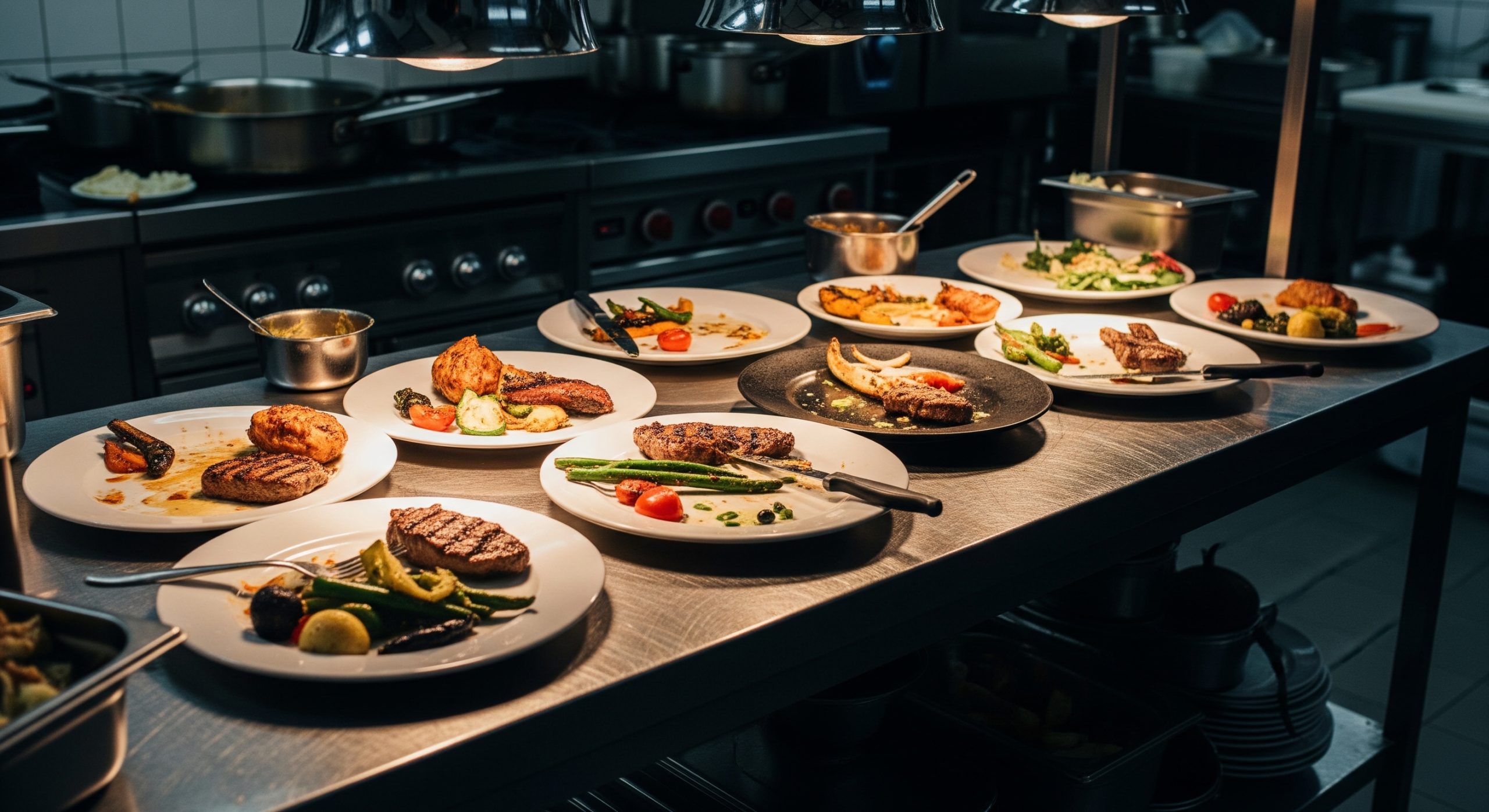 Desperdicio de comida en restaurantes